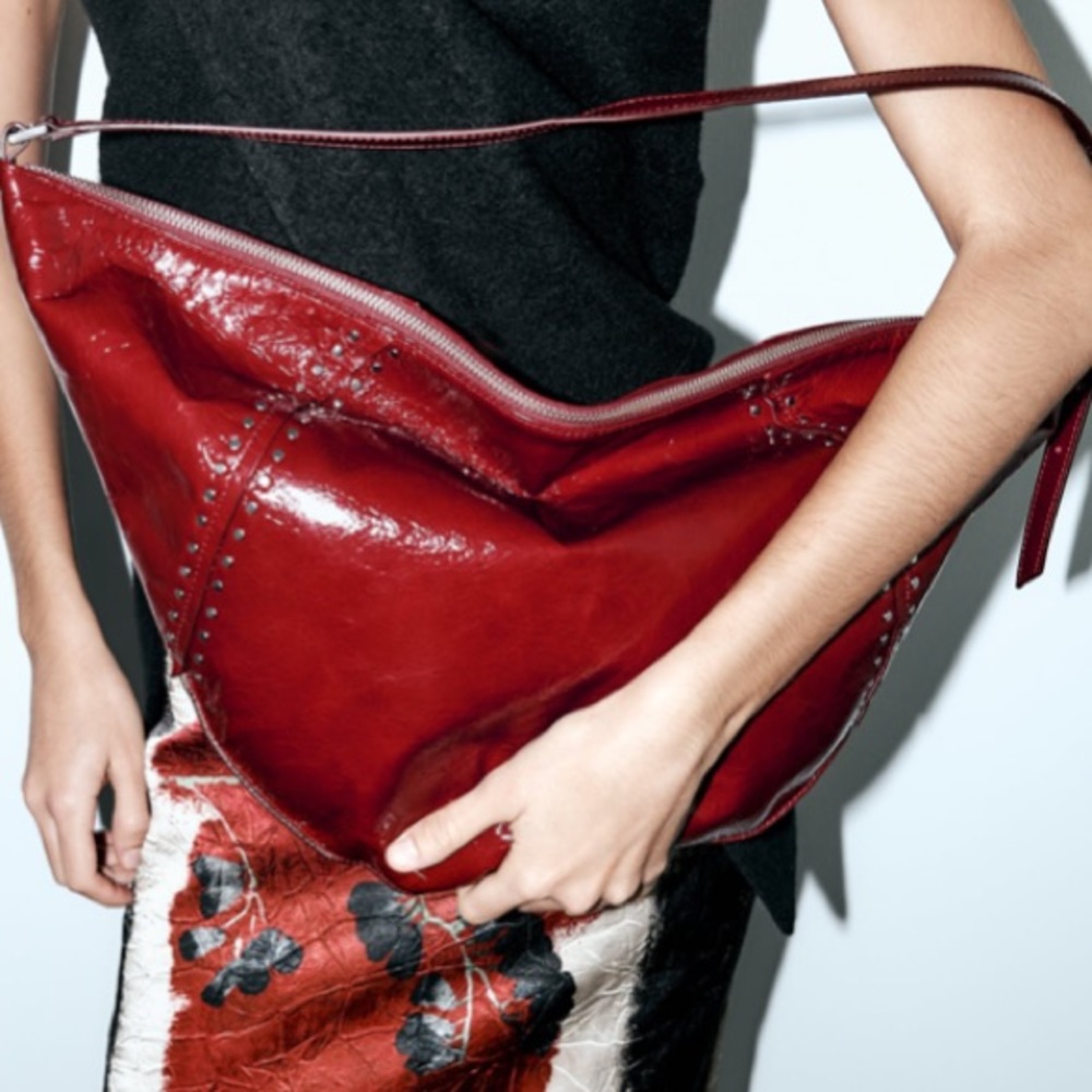 Leather Studded Bag - Picture 3 of 5
